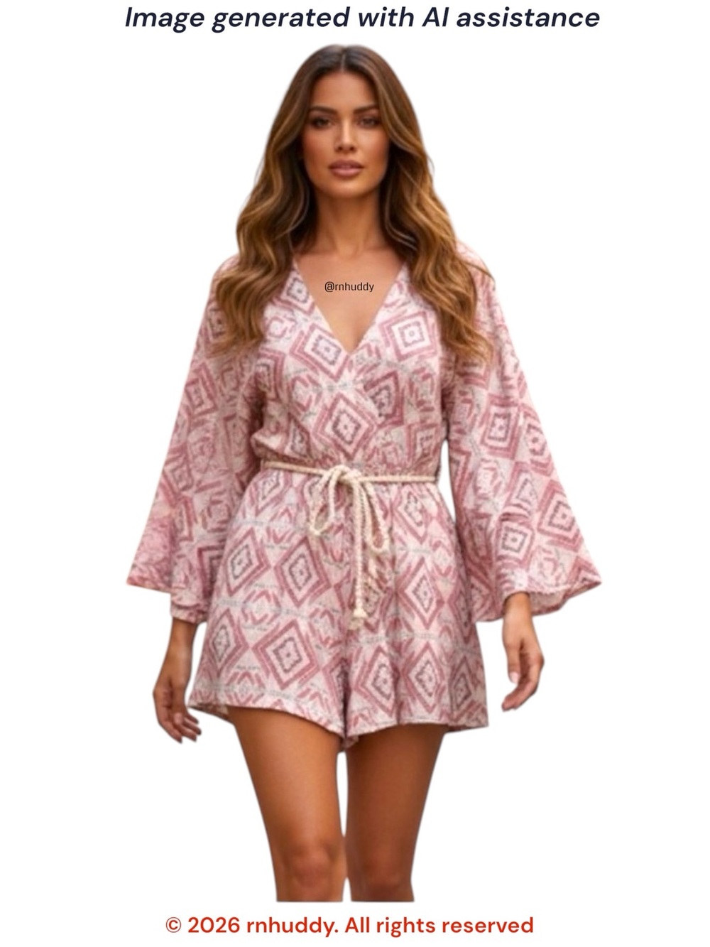 NWT Shop Neighbor by In The Beginning S mauve printed romper